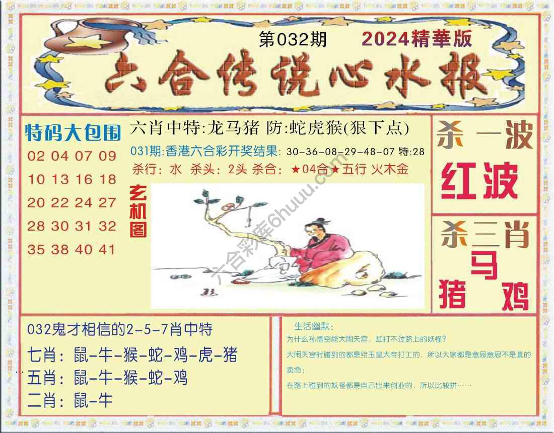 六合传说心水报