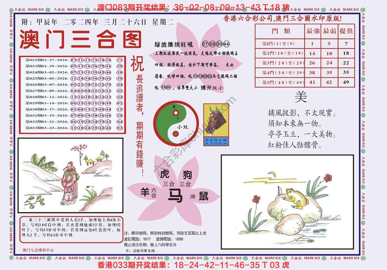 澳门三合图