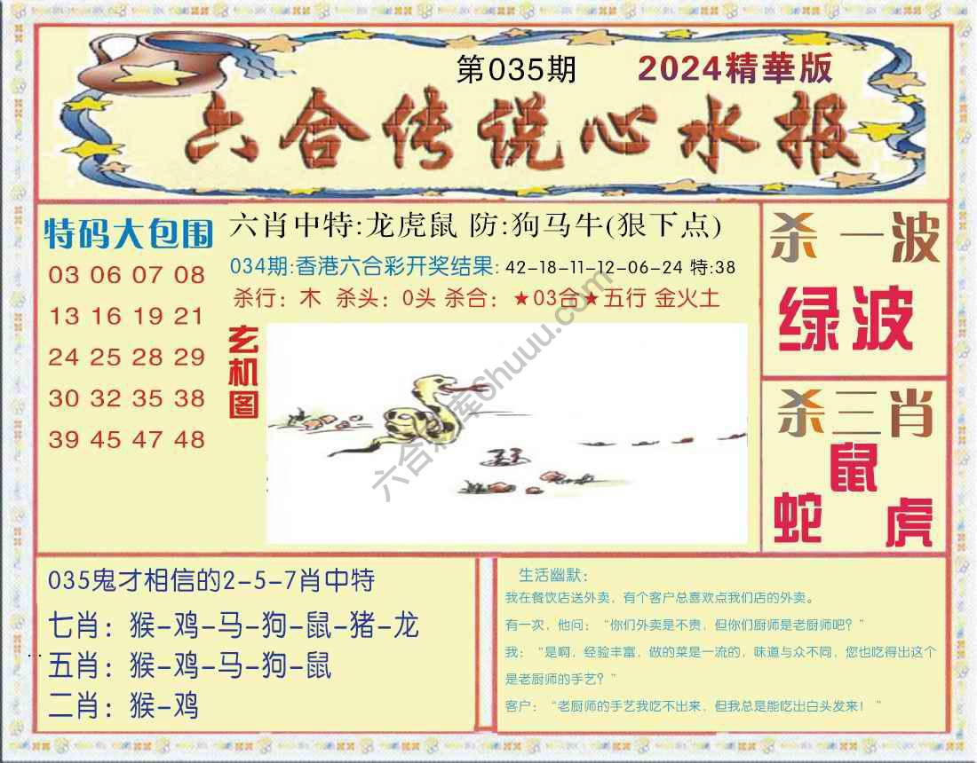 六合传说心水报