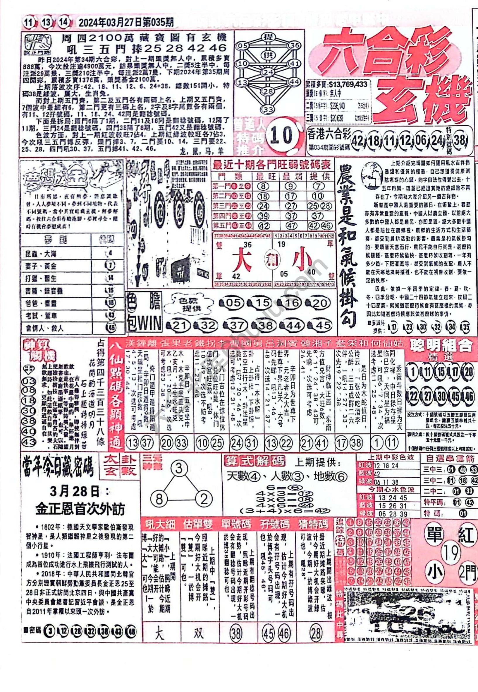 六合彩玄机