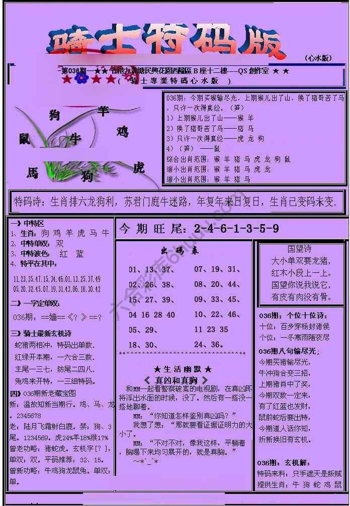 另类骑士特码版