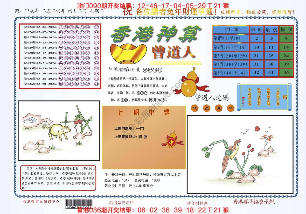 香港神算曾道人