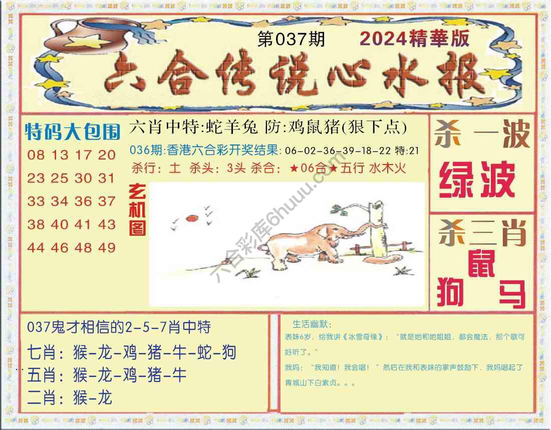 六合传说心水报