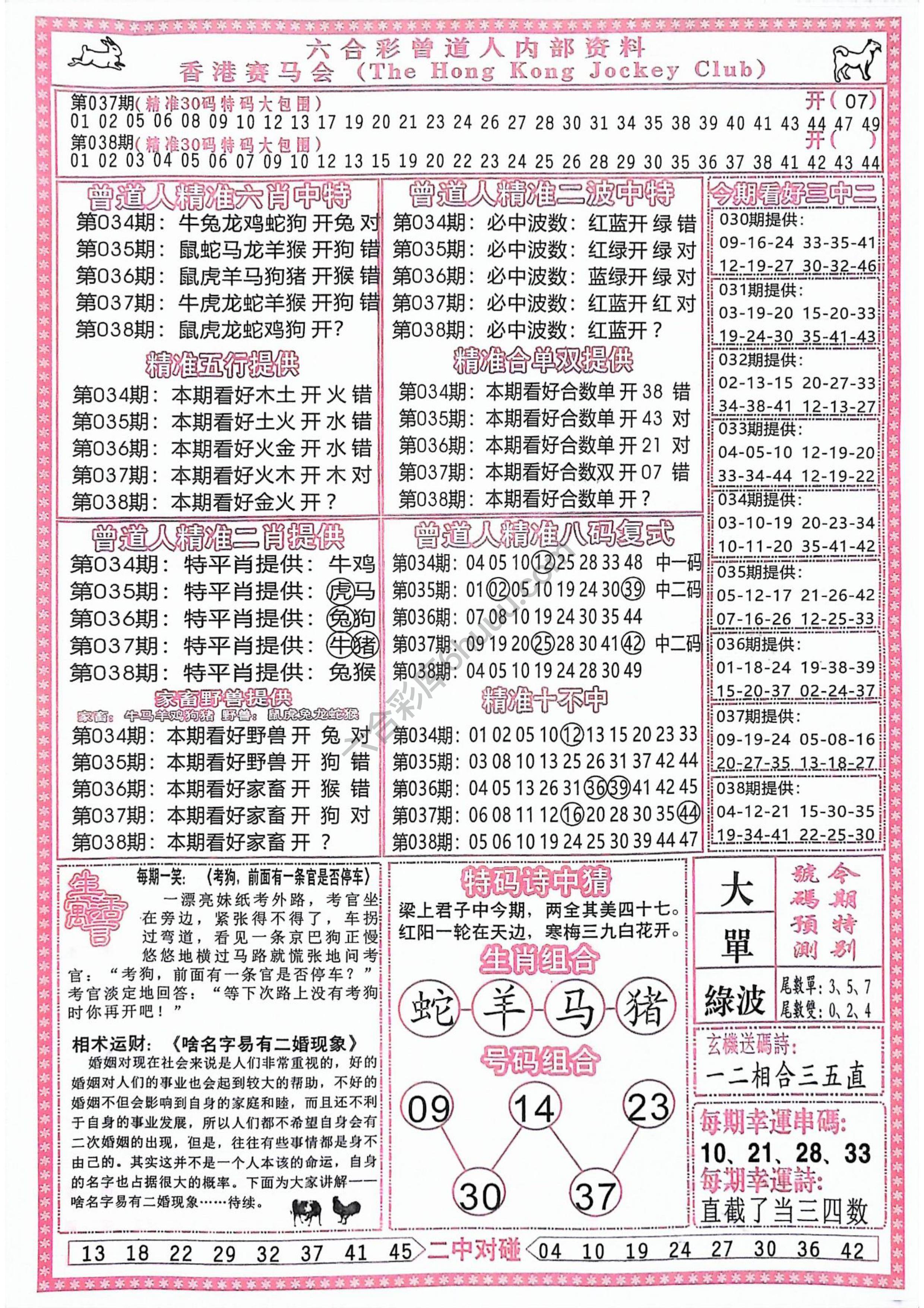 曾道人内部资料
