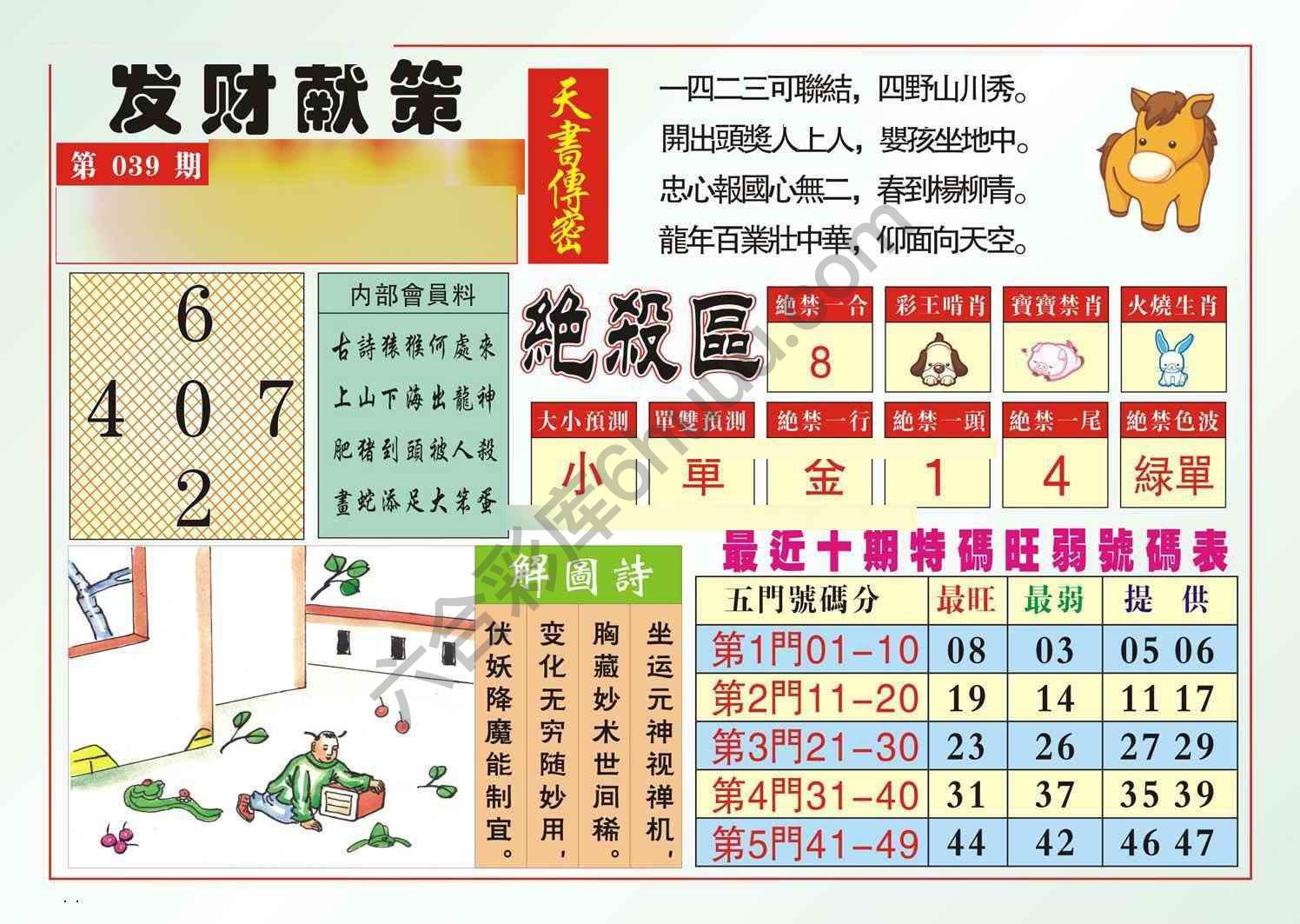 发财献策
