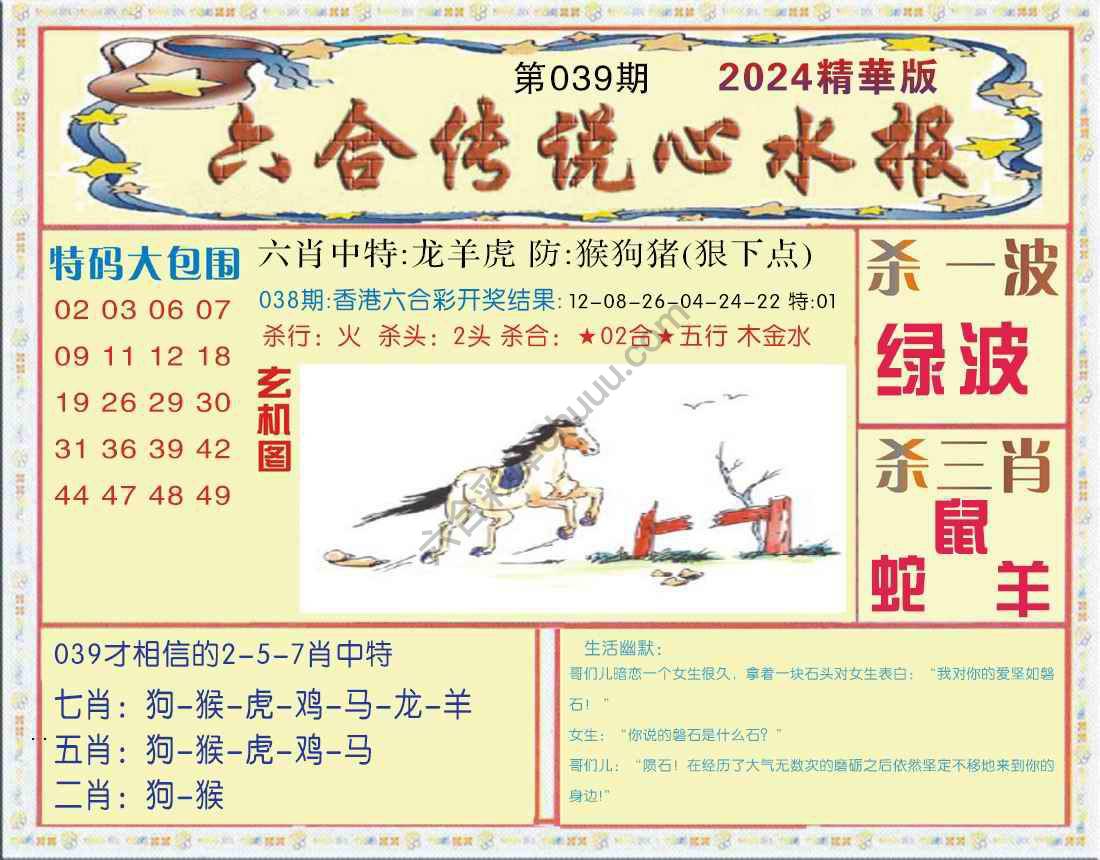 六合传说心水报