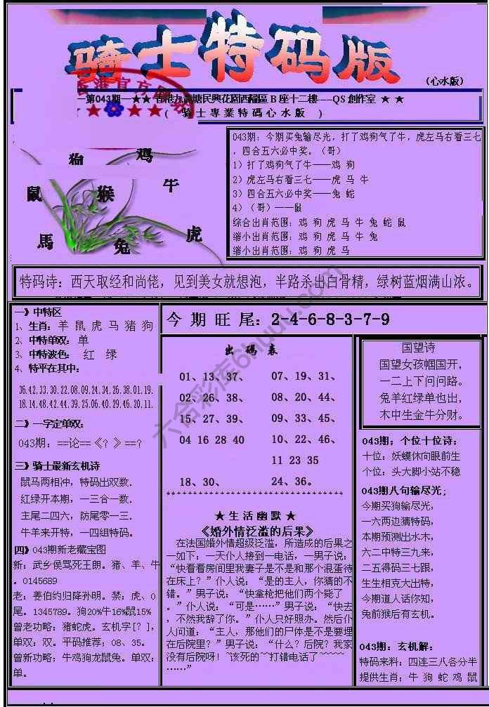 另类骑士特码版