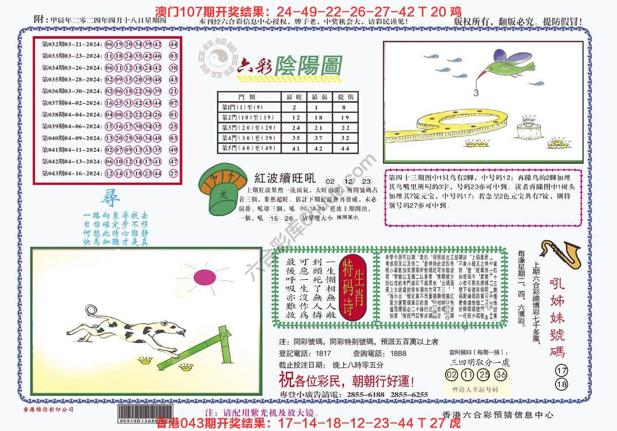 六彩阴阳图