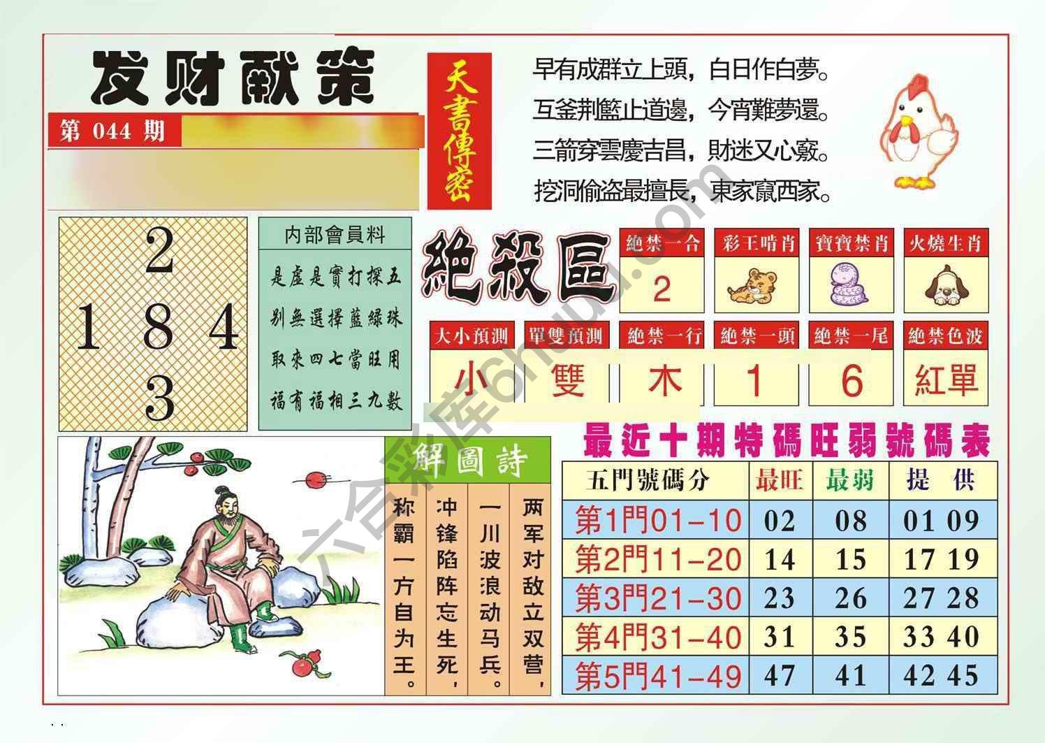 发财献策