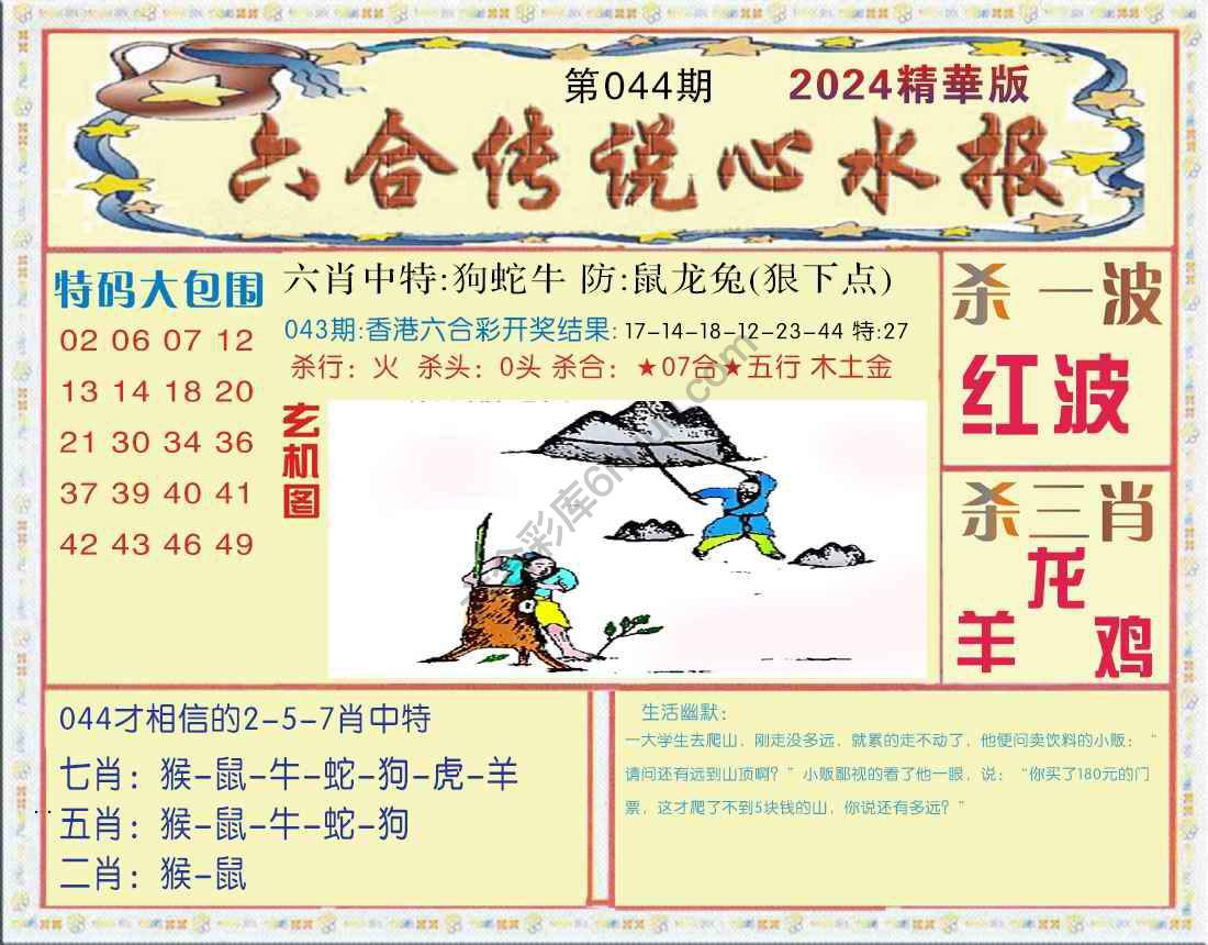 六合传说心水报