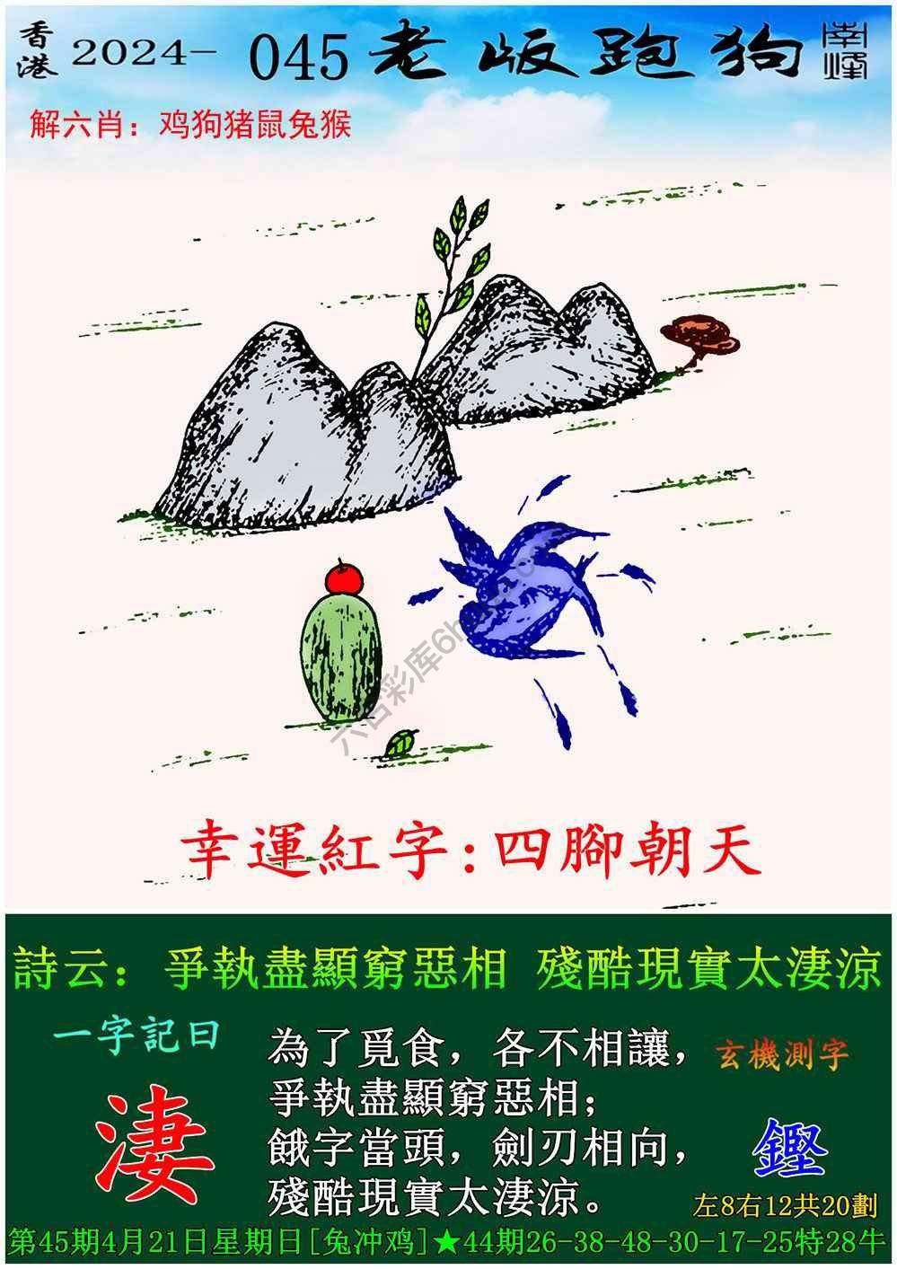 老版跑狗图