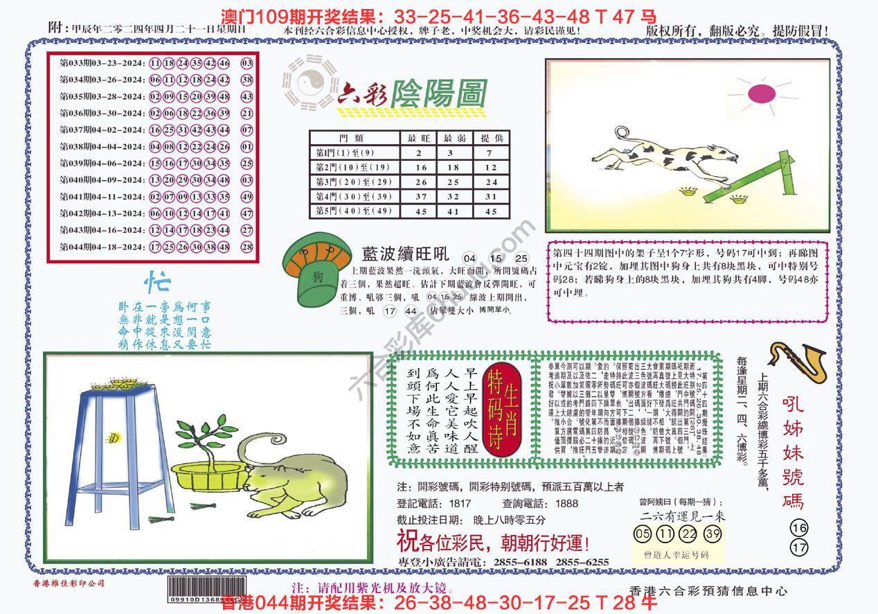六彩阴阳图