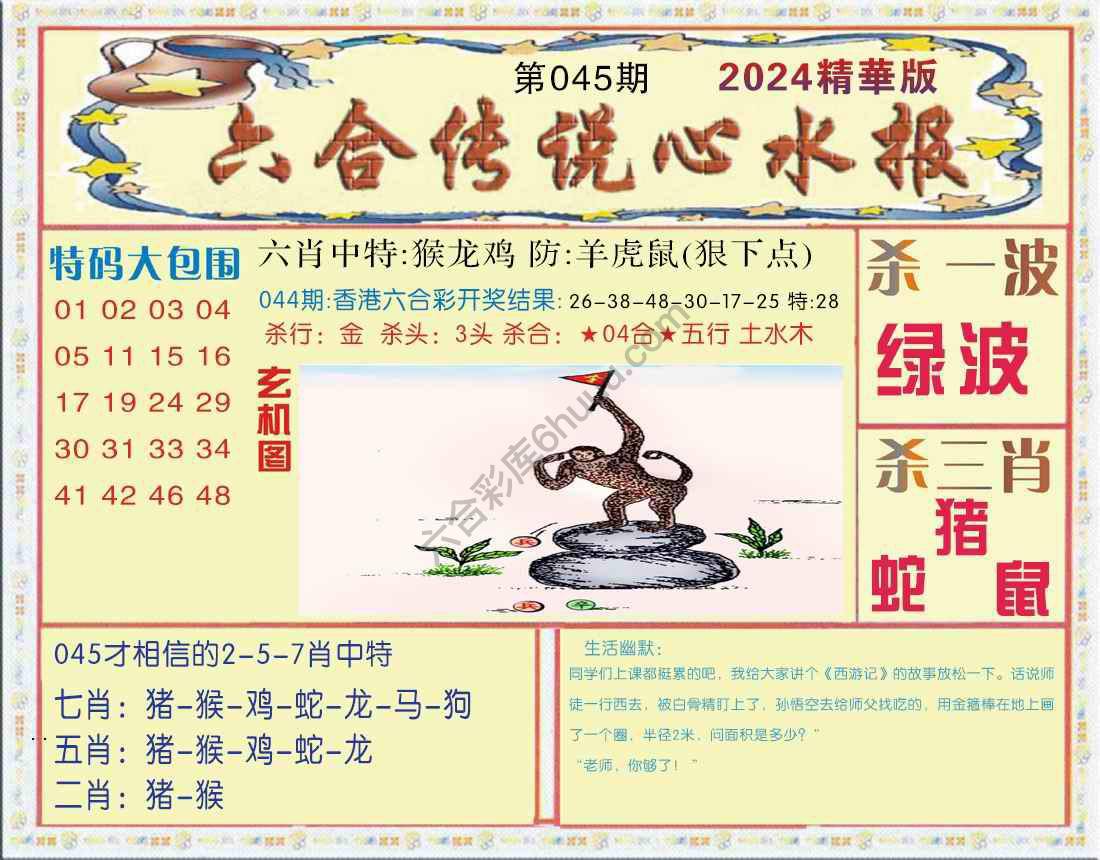 六合传说心水报