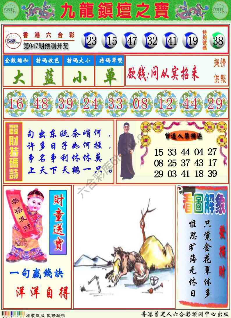 九龙挂牌解特码