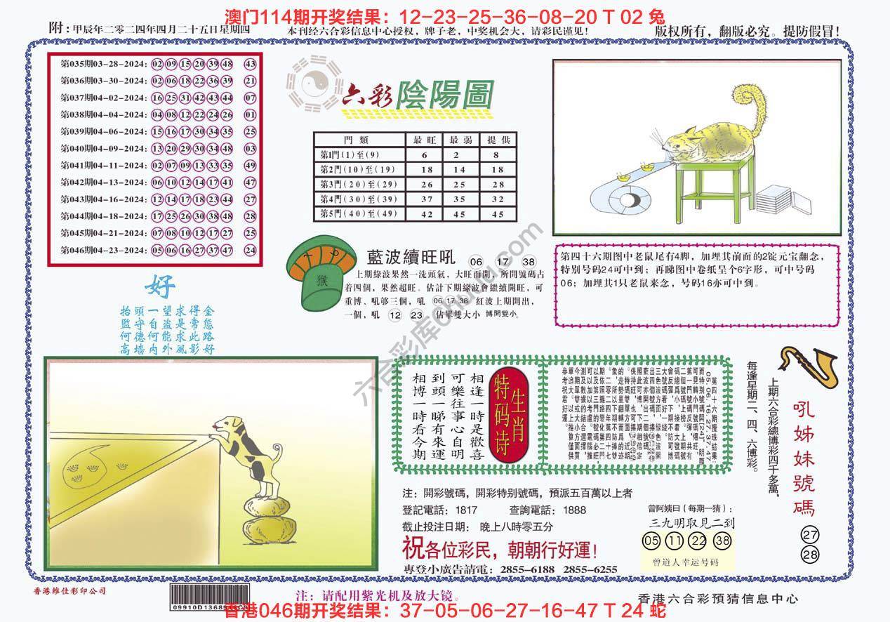 六彩阴阳图