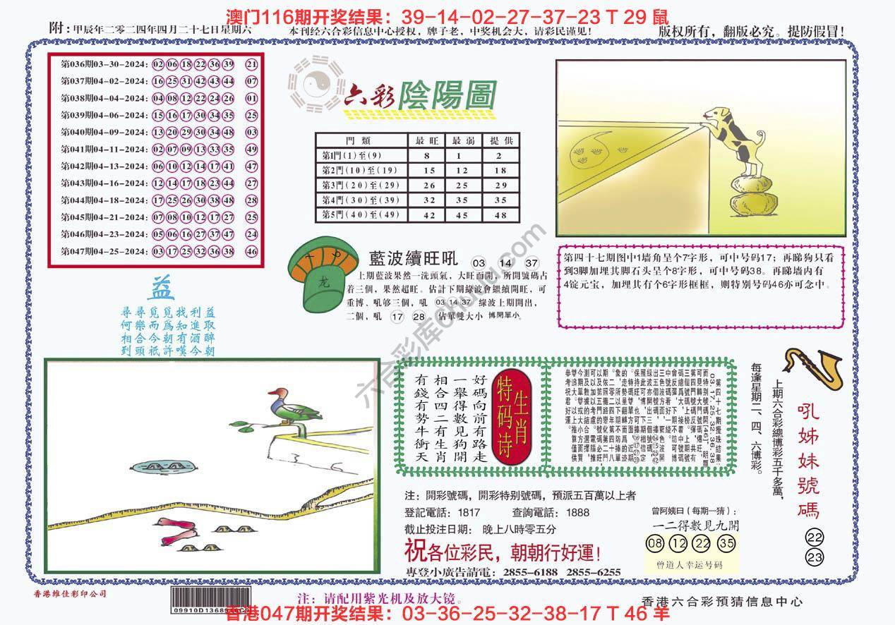 六彩阴阳图