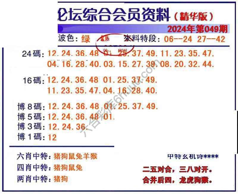 综合会员资料