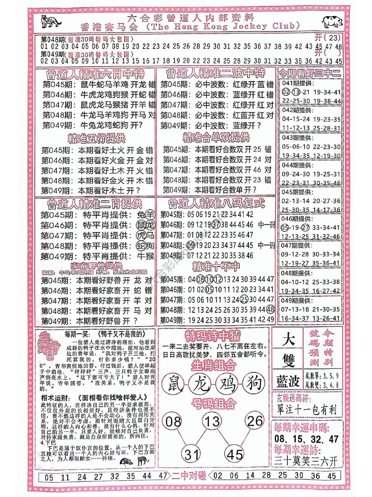 曾道人内部资料