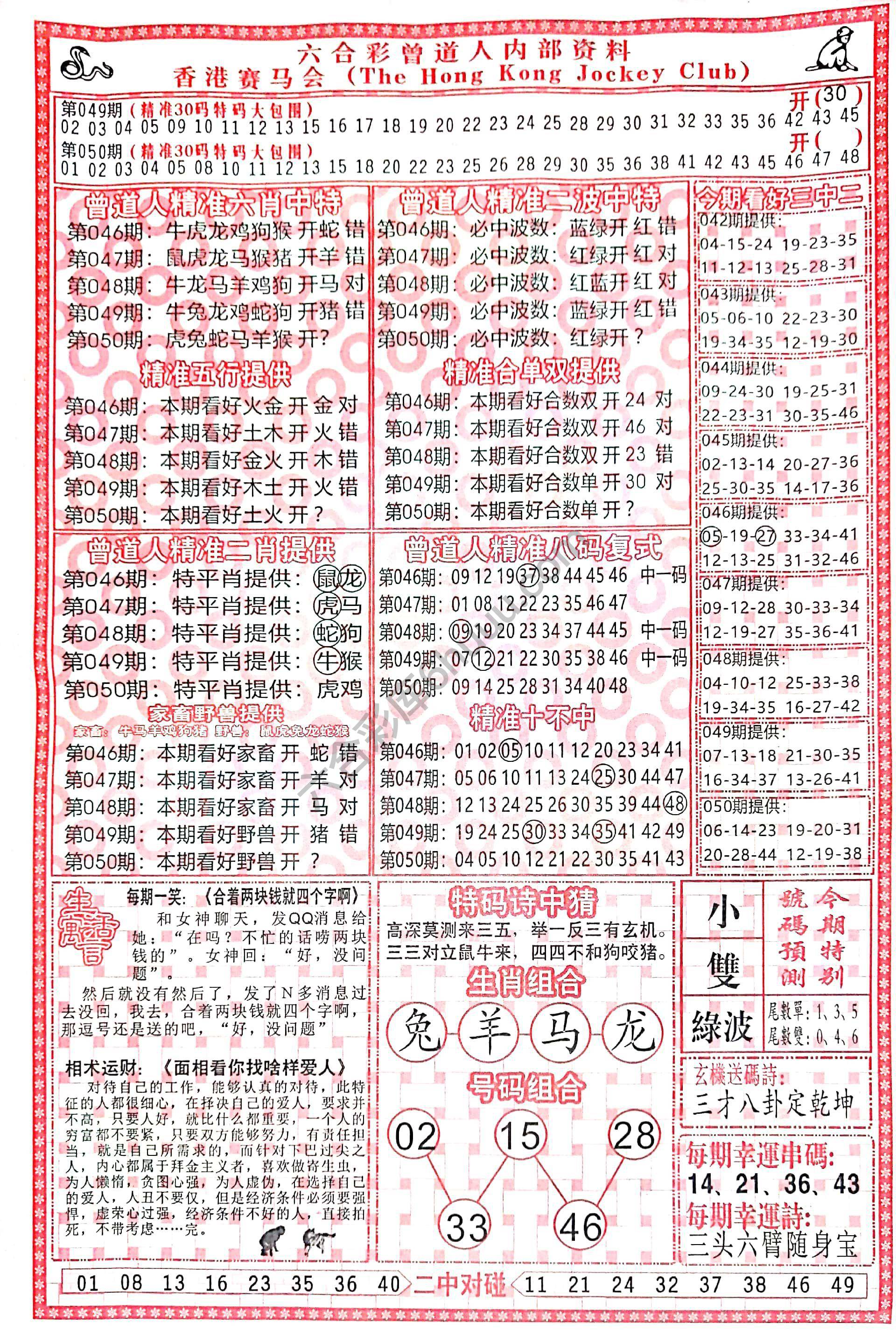 曾道人内部资料
