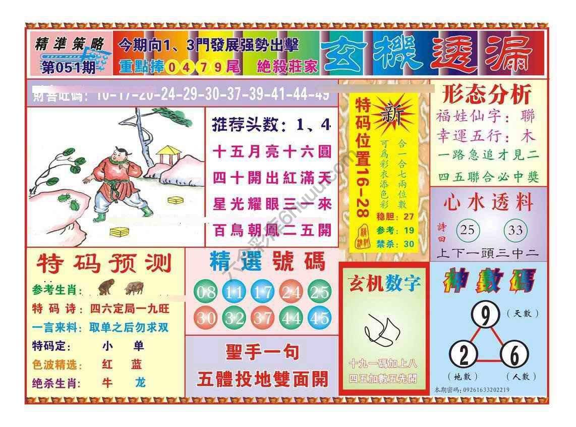 玄机透漏
