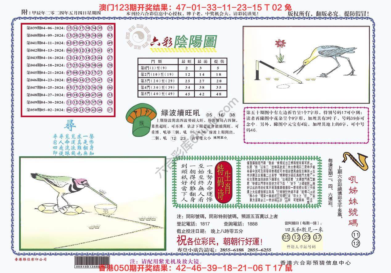 六彩阴阳图