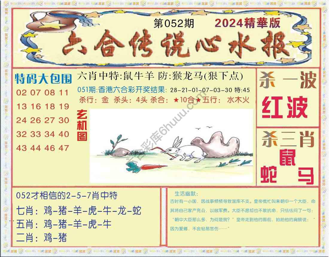 六合传说心水报
