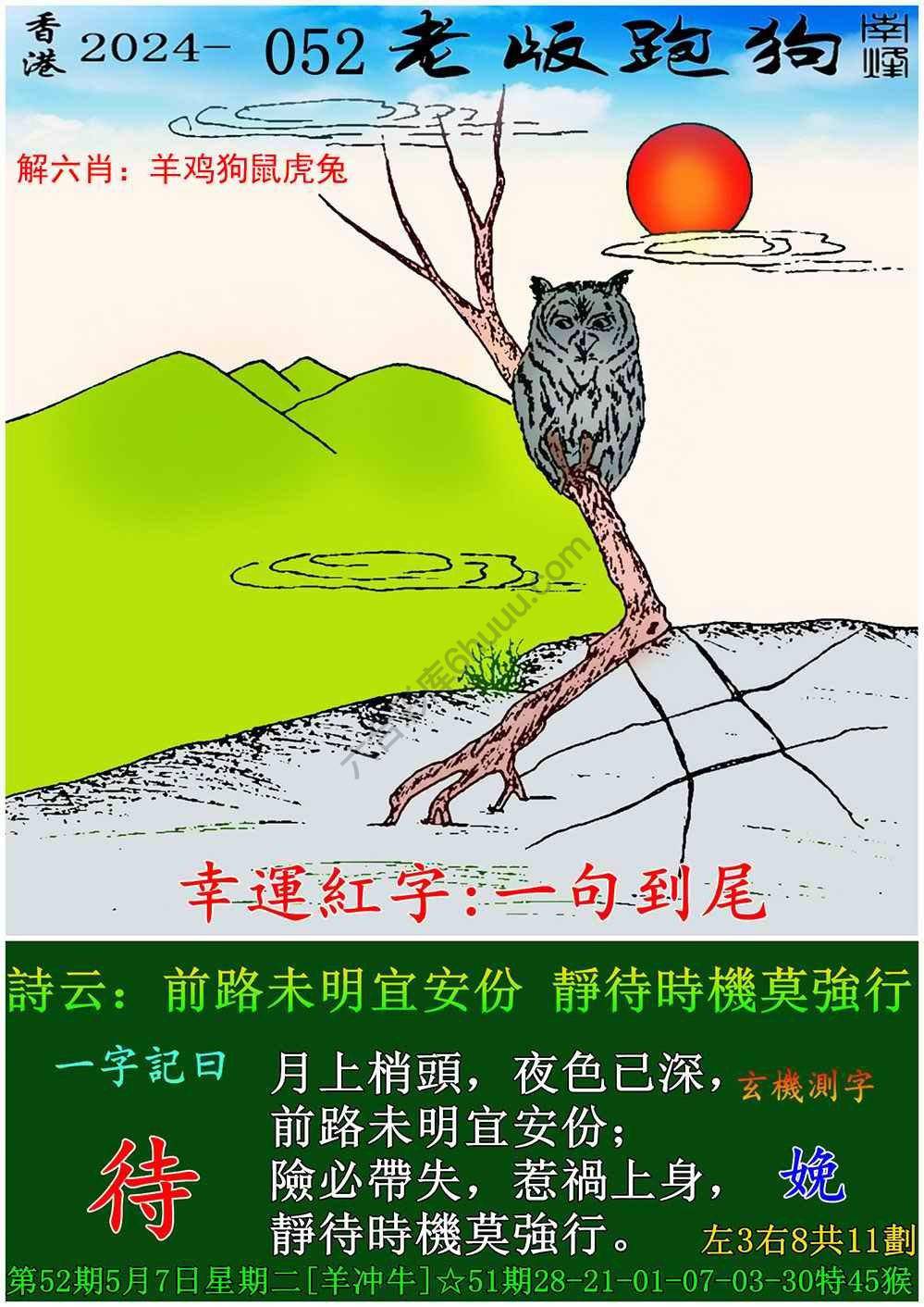 老版跑狗图