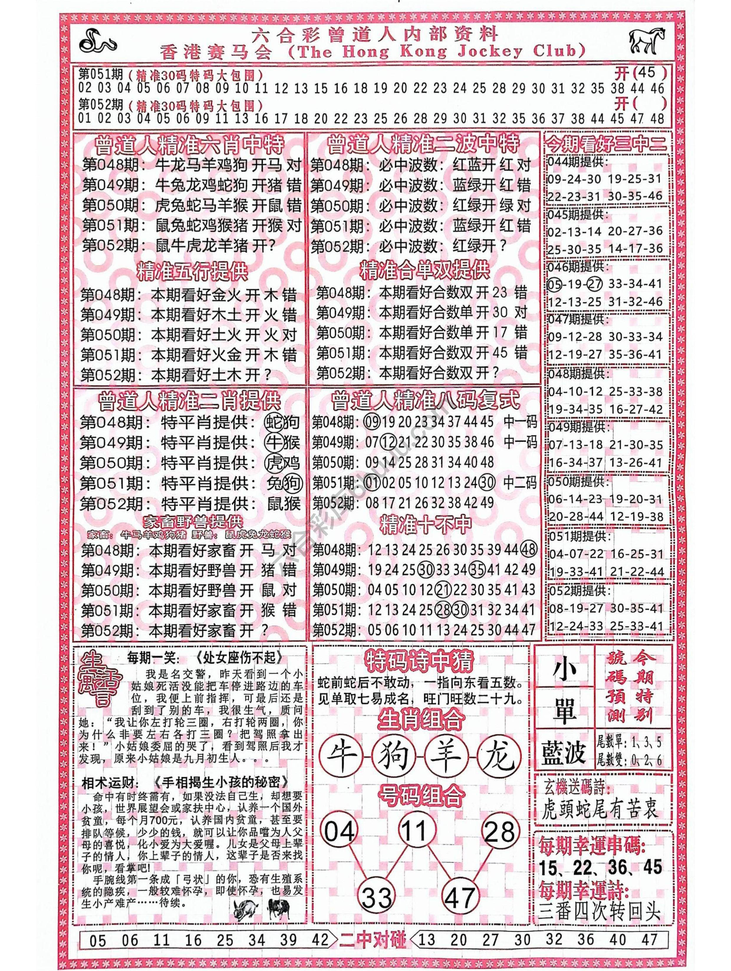 曾道人内部资料