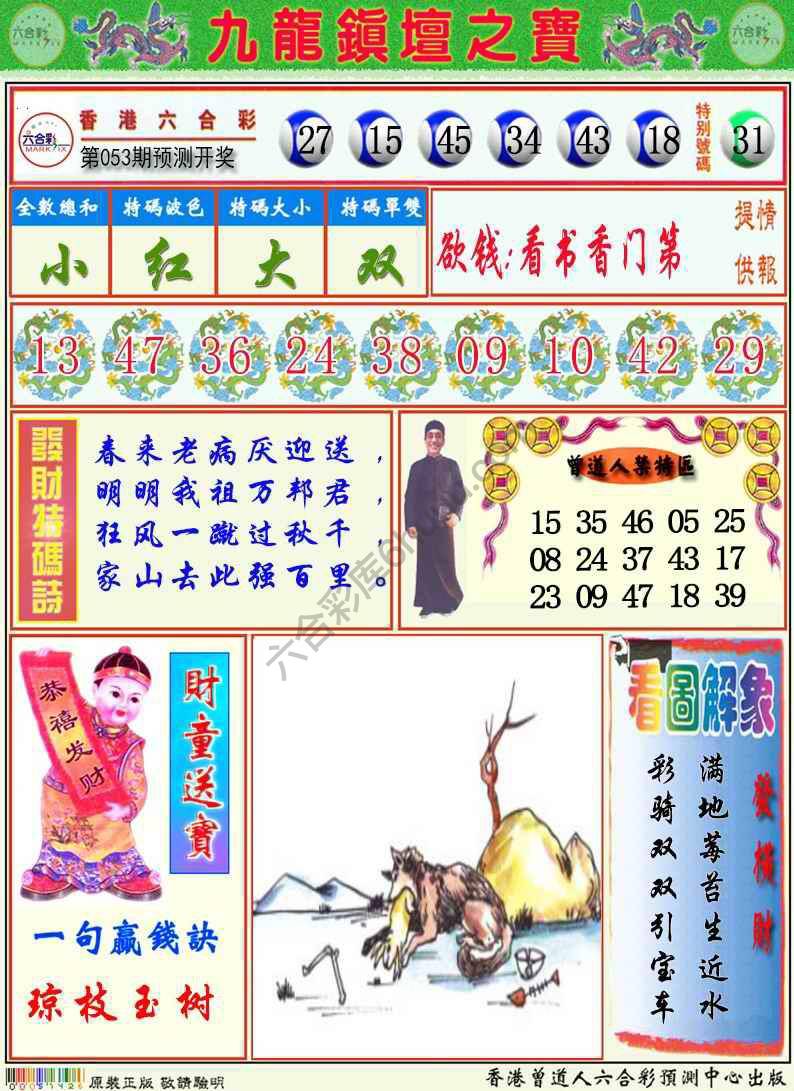 九龙挂牌解特码