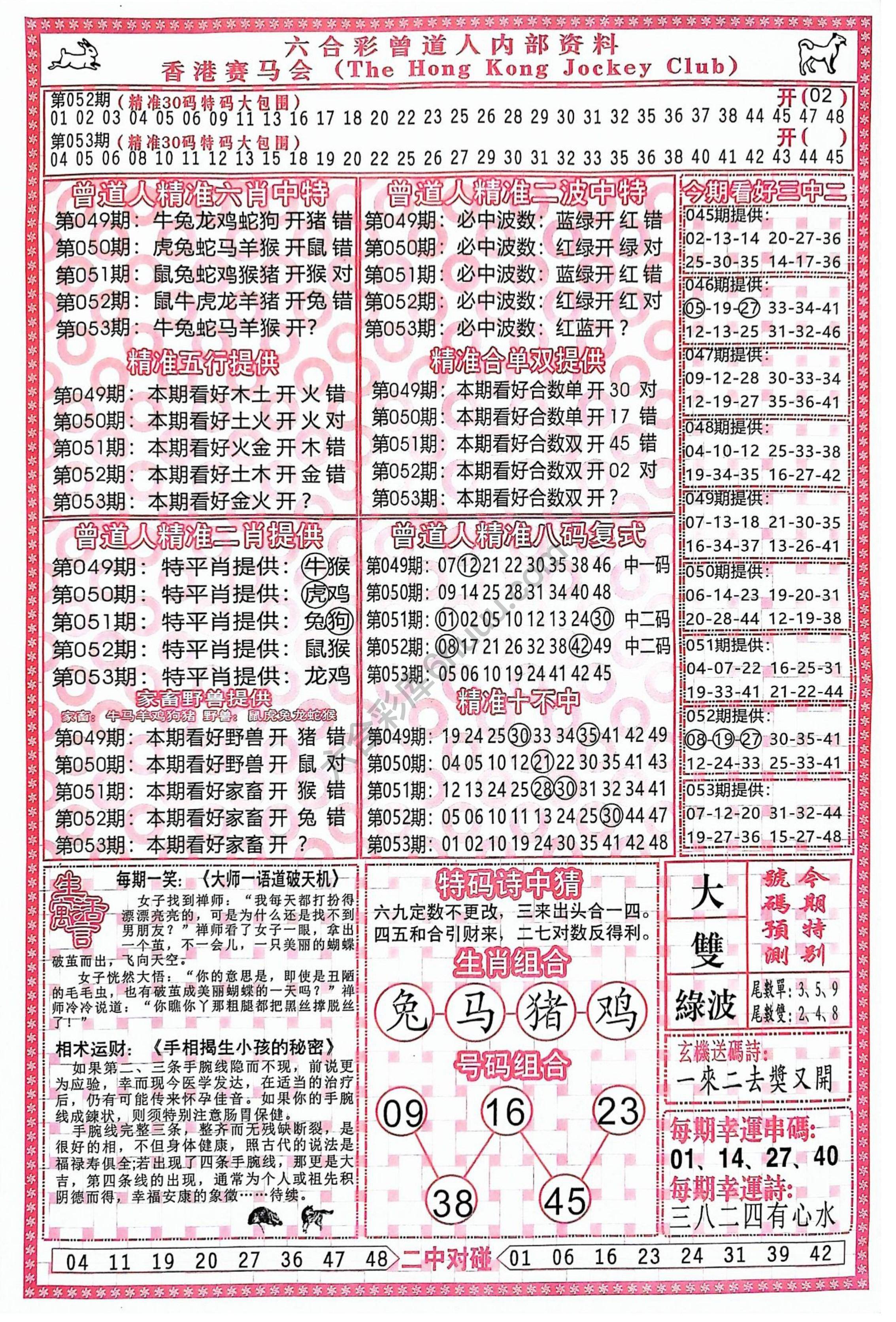 曾道人内部资料
