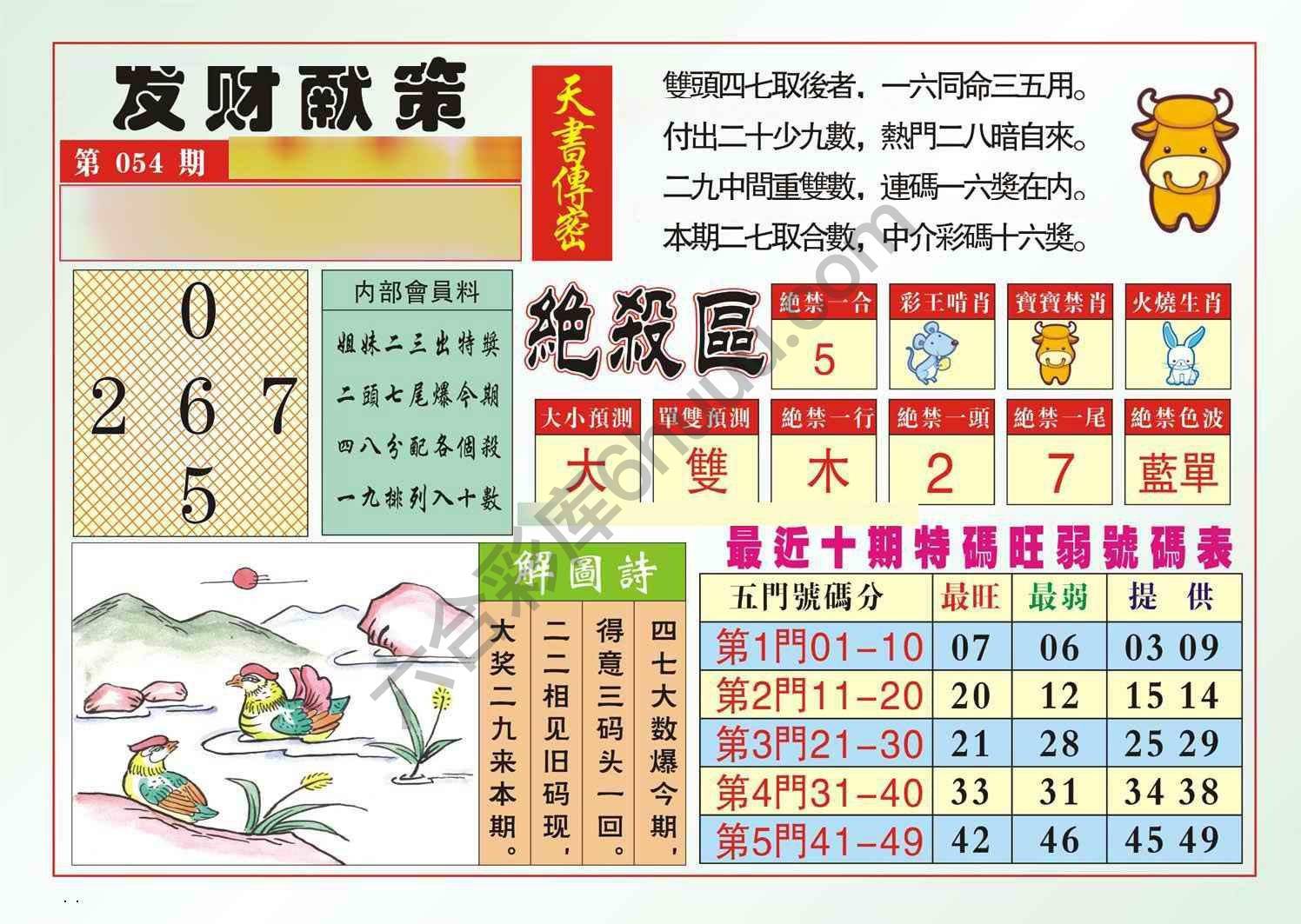 发财献策