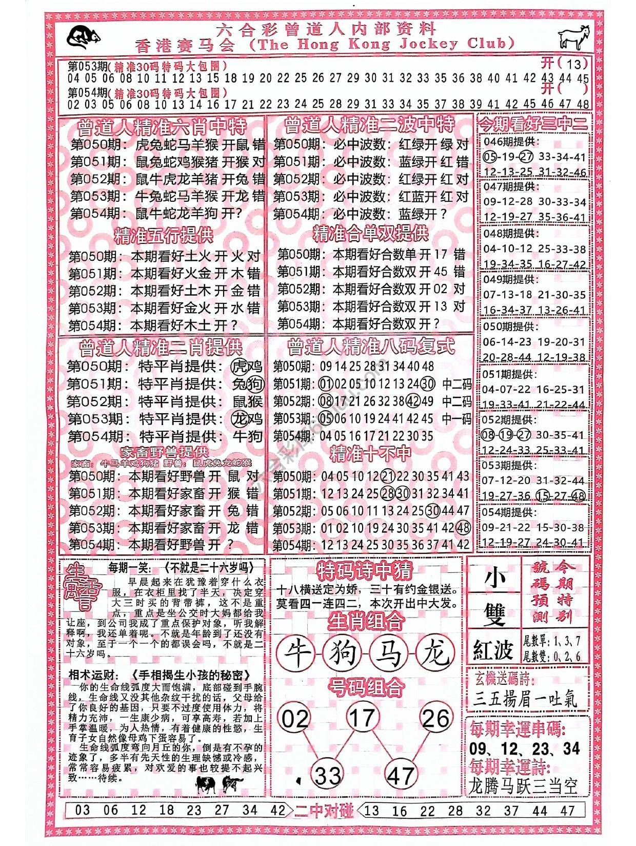 曾道人内部资料