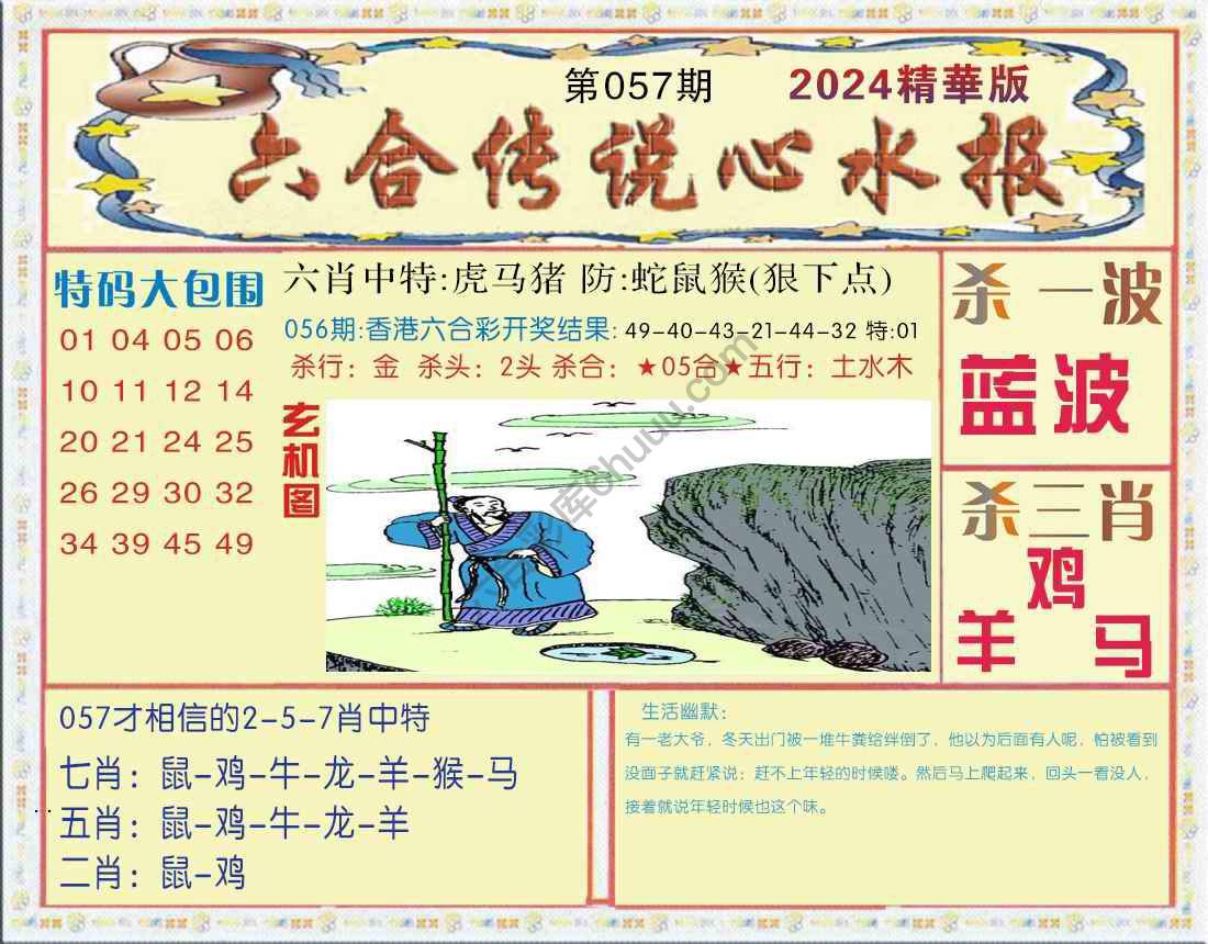 六合传说心水报