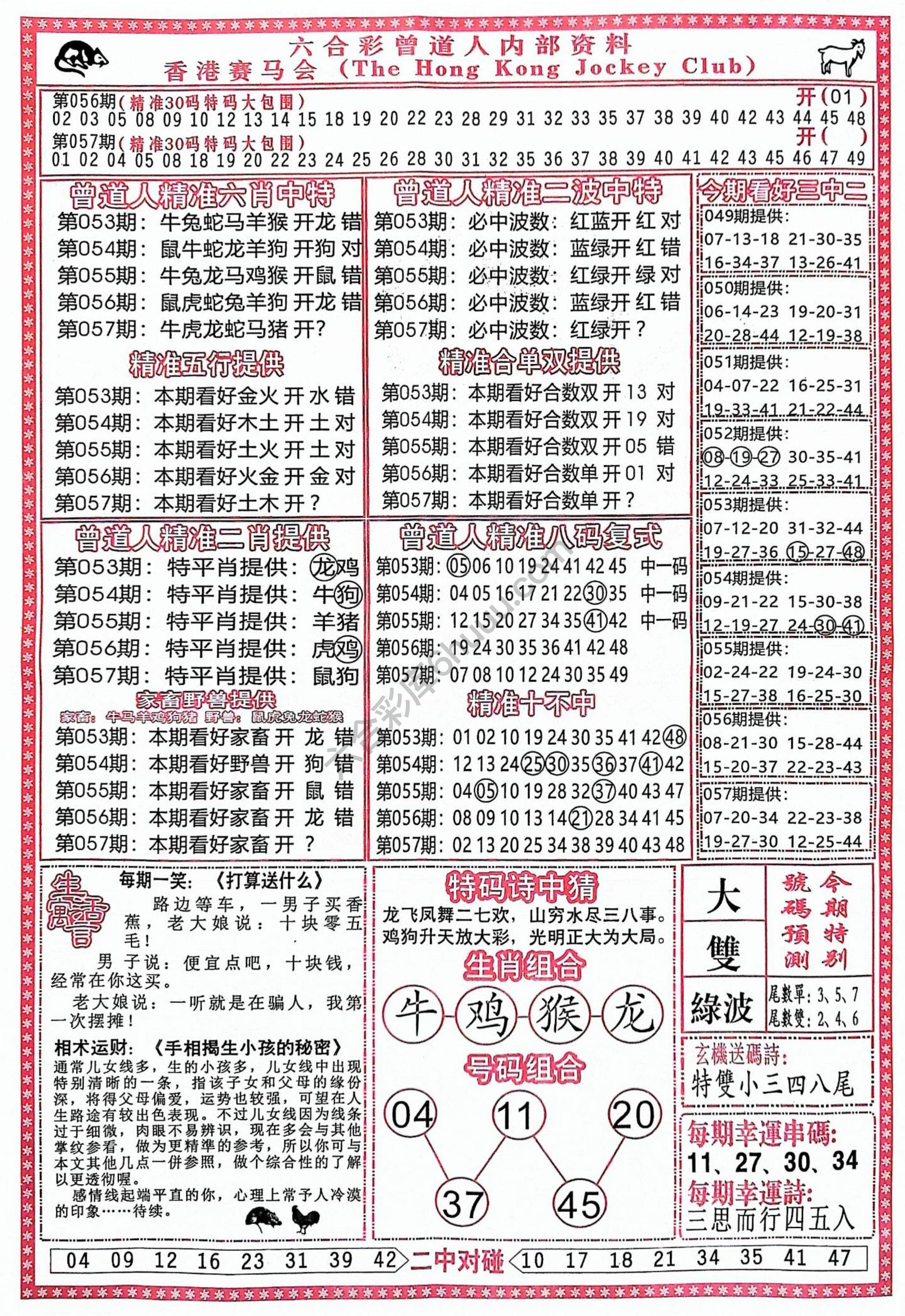 曾道人内部资料