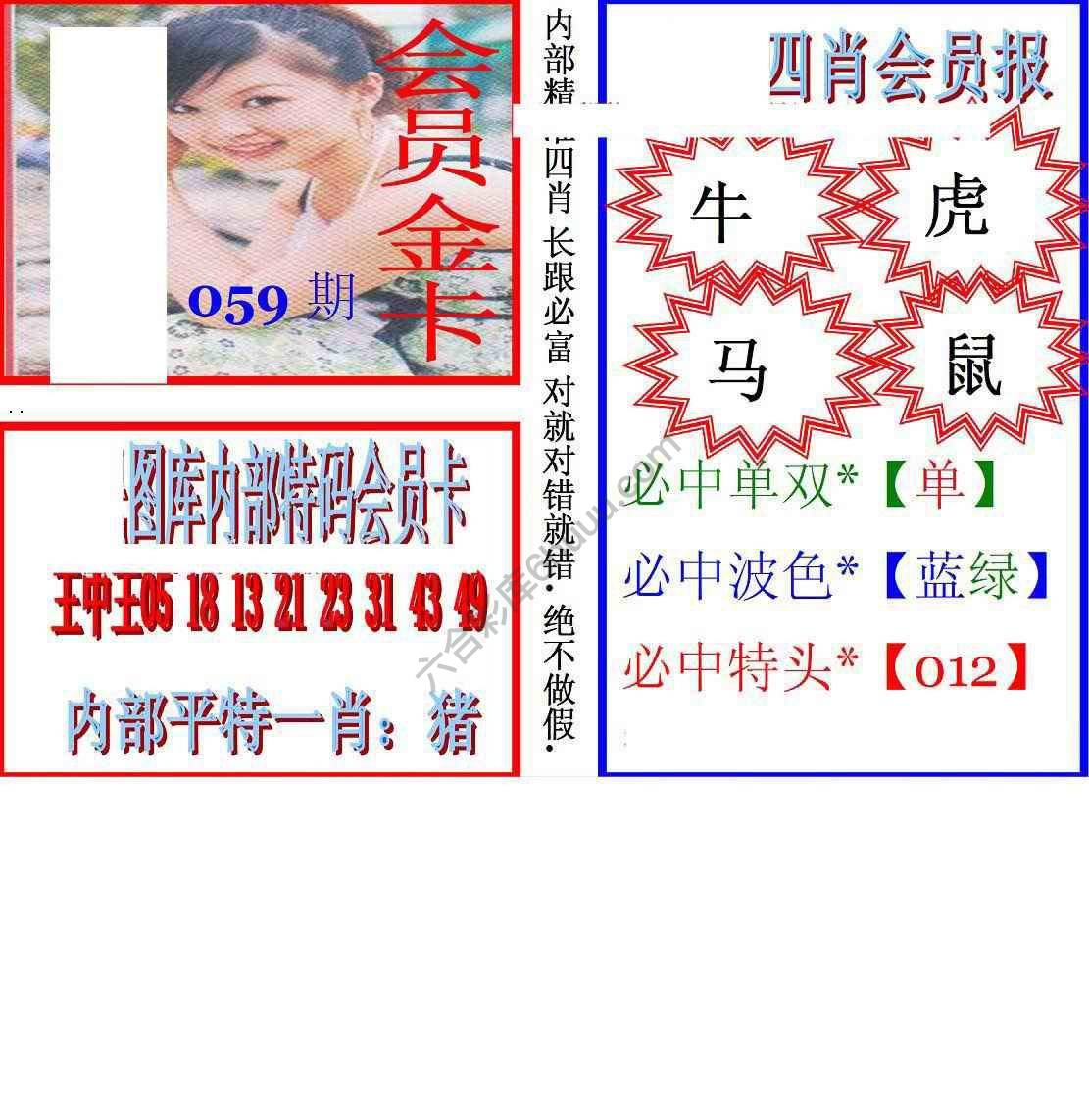 马经四肖会员报