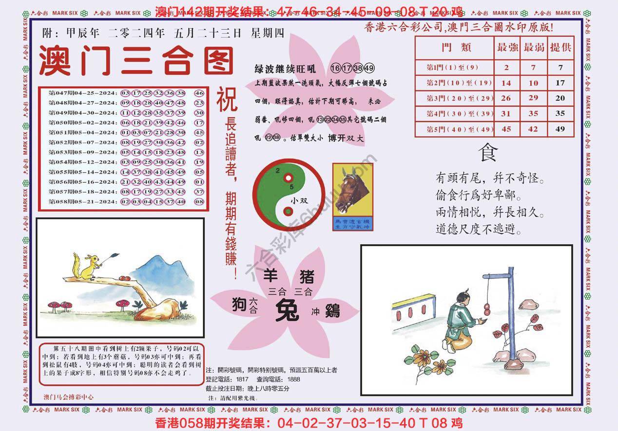 澳门三合图