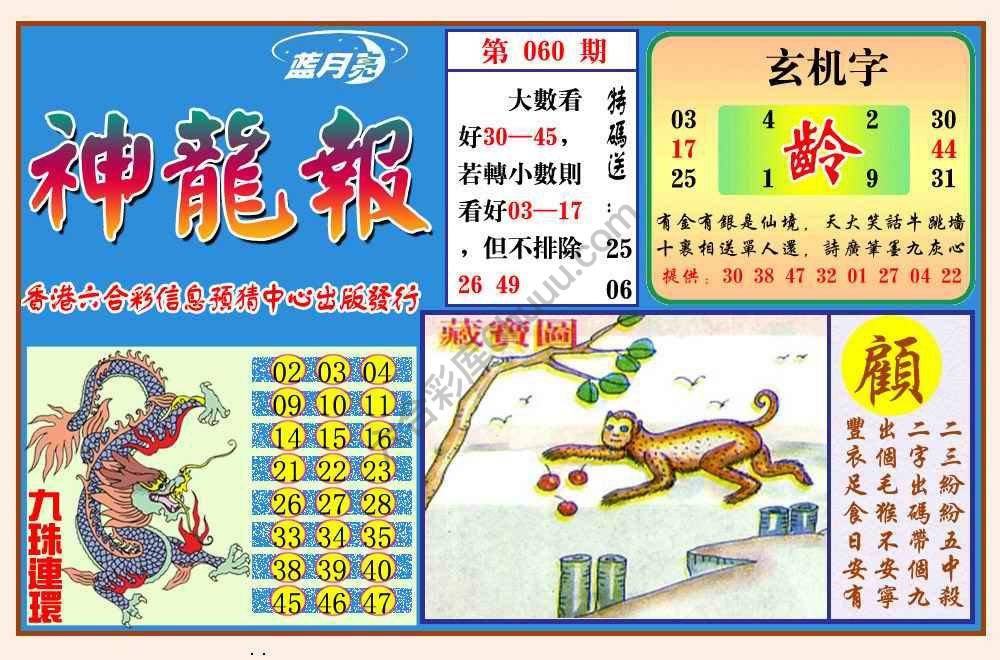 蓝月亮神龙报