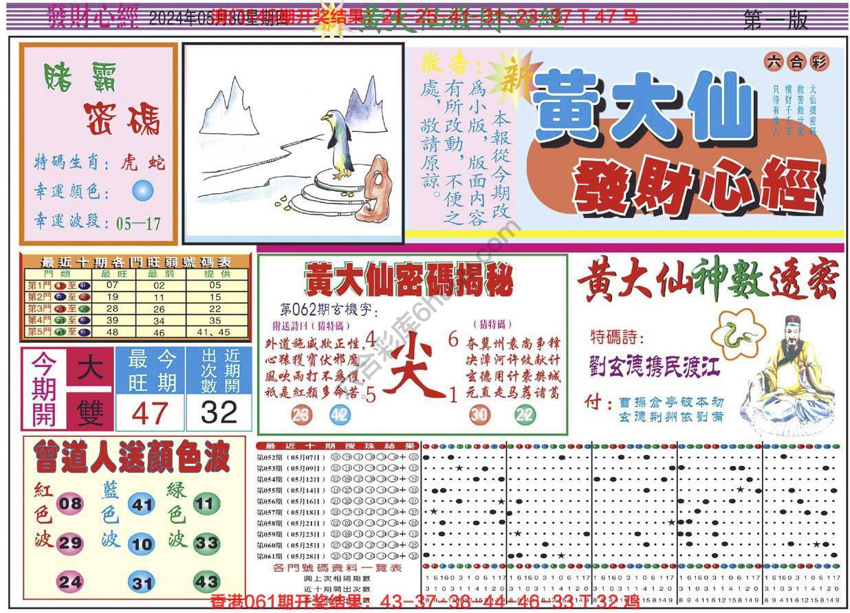 黄大仙发财心经