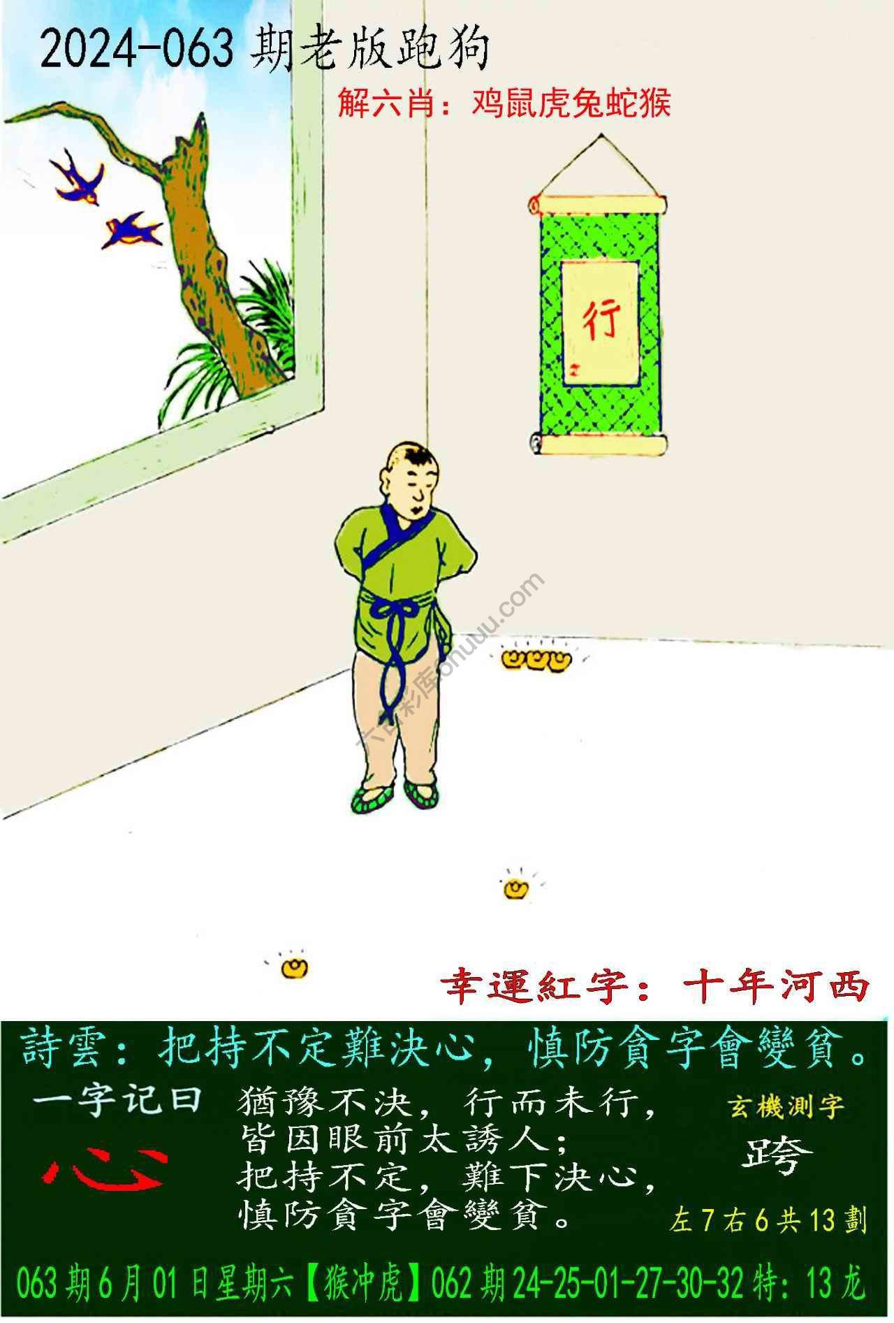 老版跑狗图