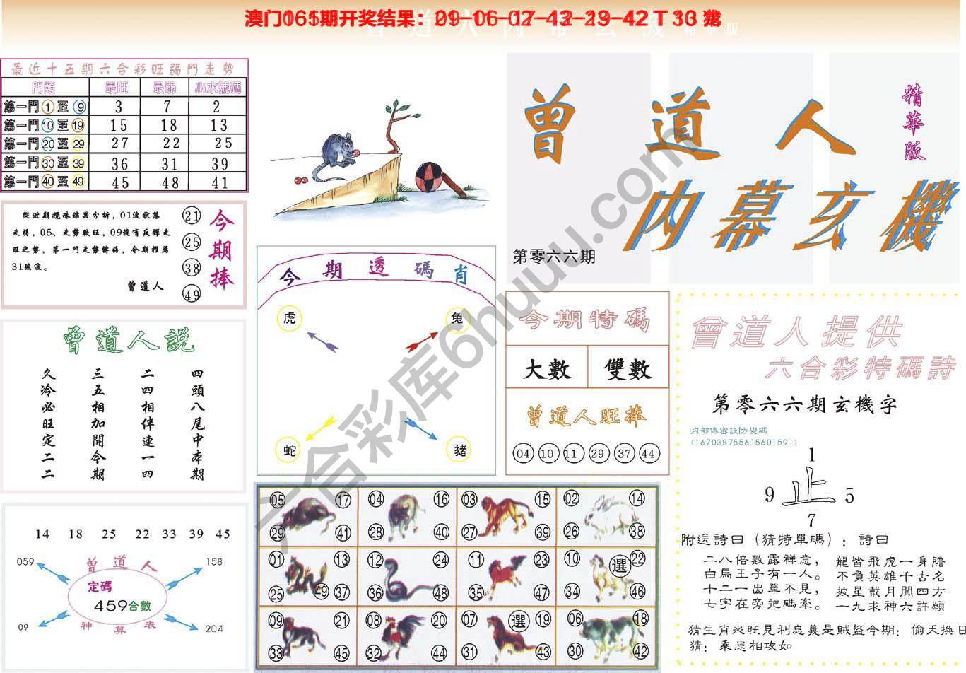 曾道人内幕玄机(精华版)