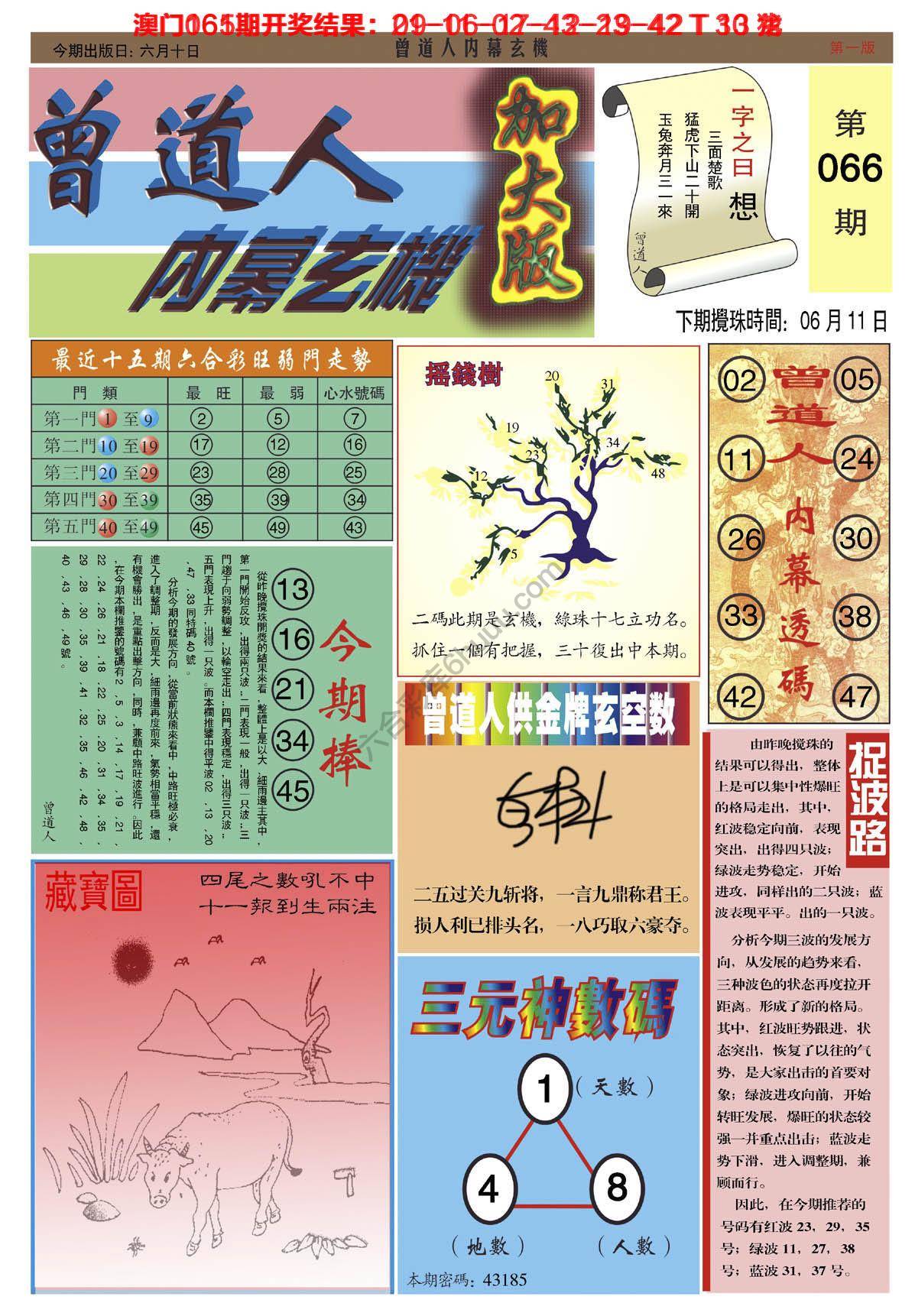 曾道人内幕玄机（加大版）