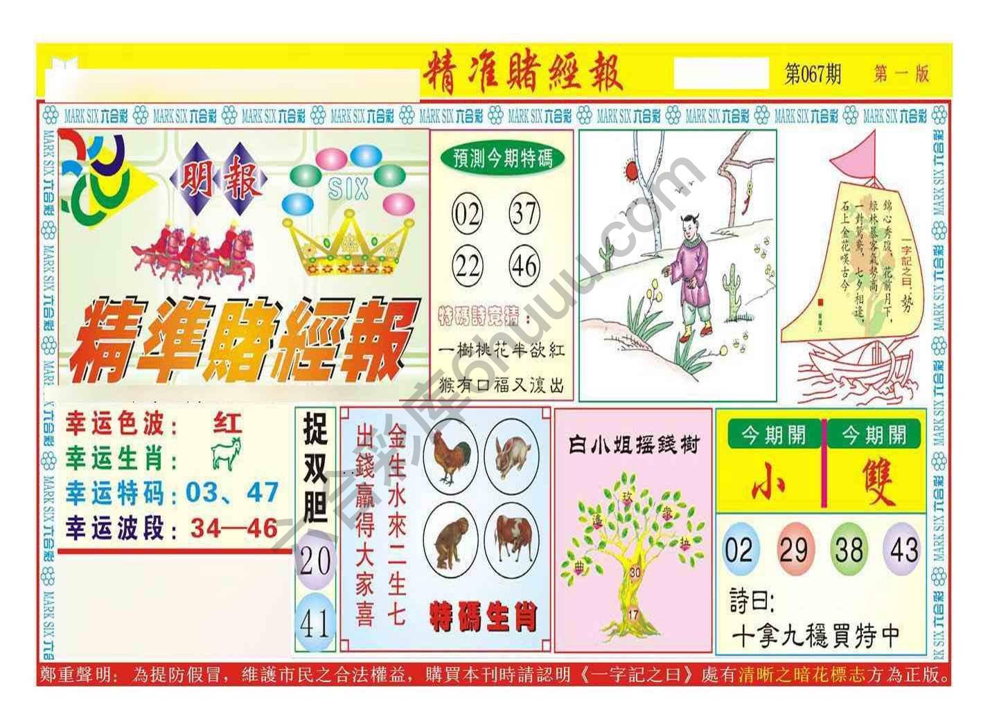 精准赌经报