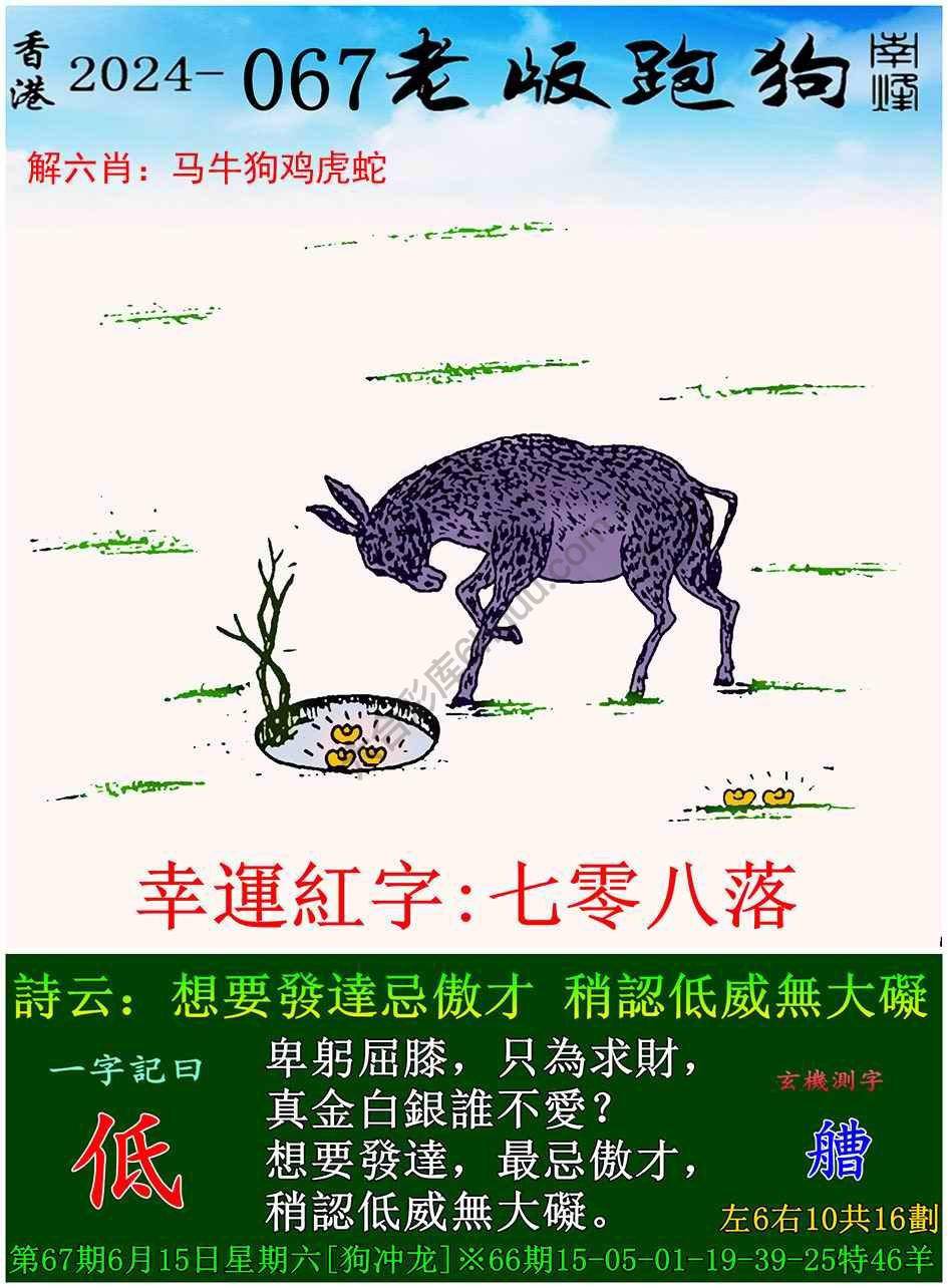 老版跑狗图