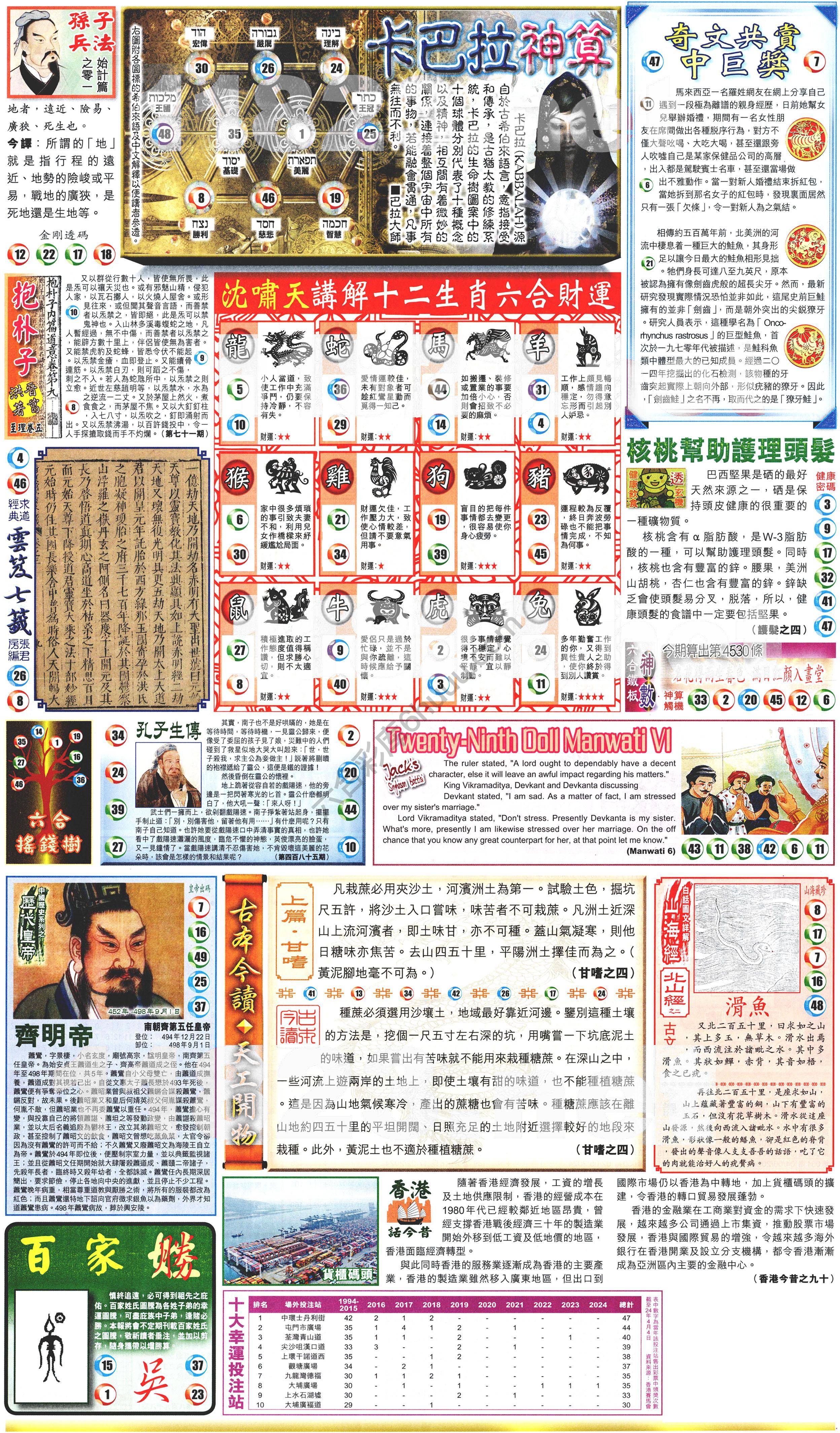 新报六合彩玄机