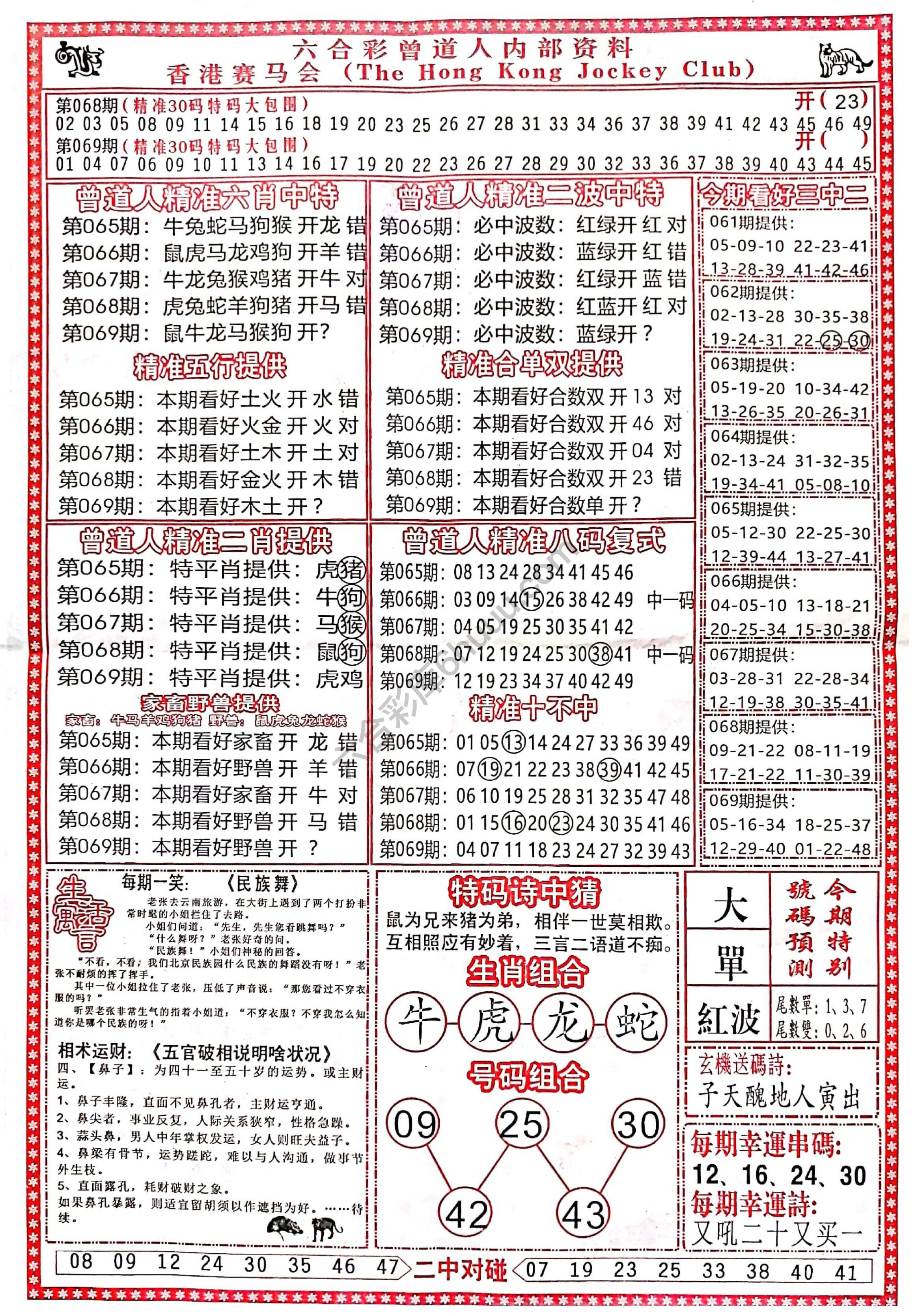 曾道人内部资料
