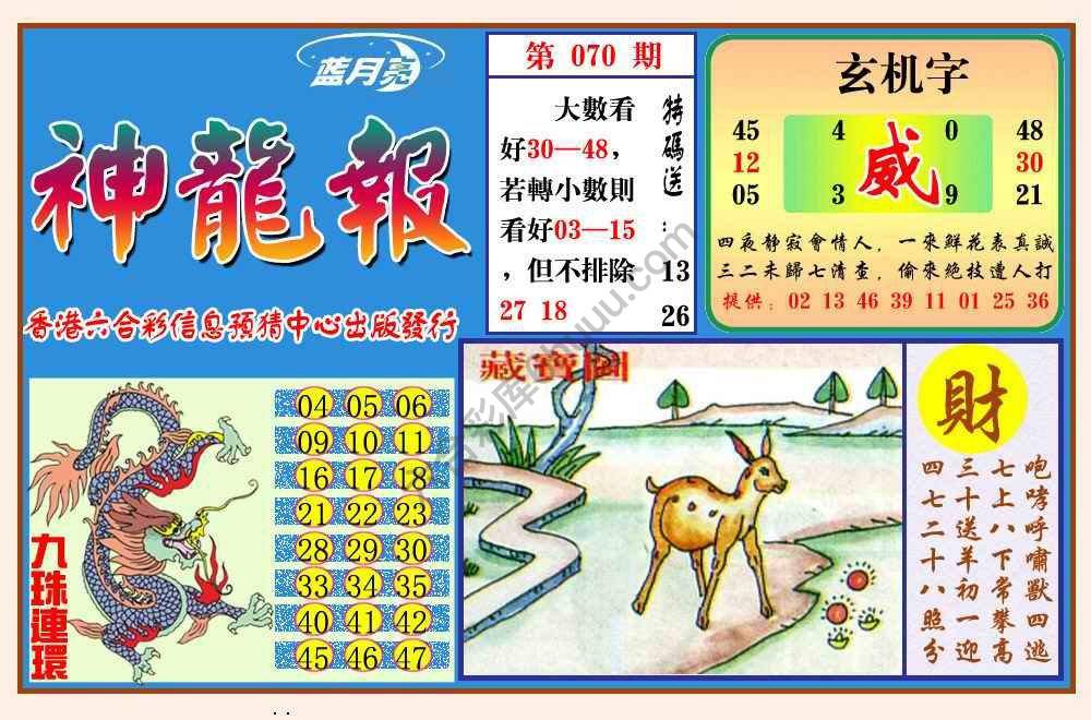 蓝月亮神龙报