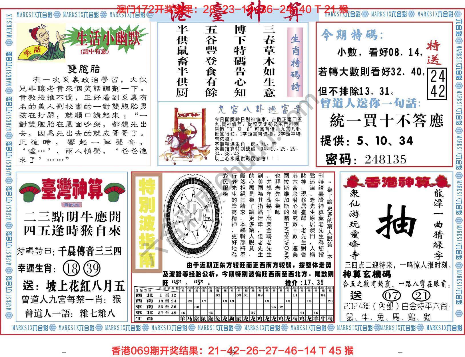 港台神算