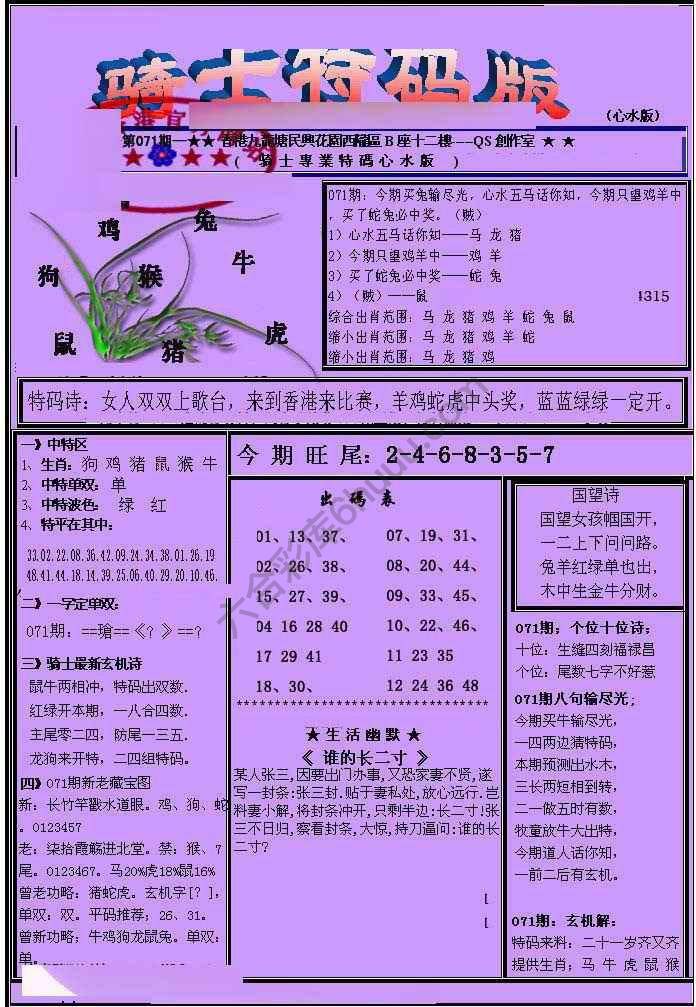 另类骑士特码版