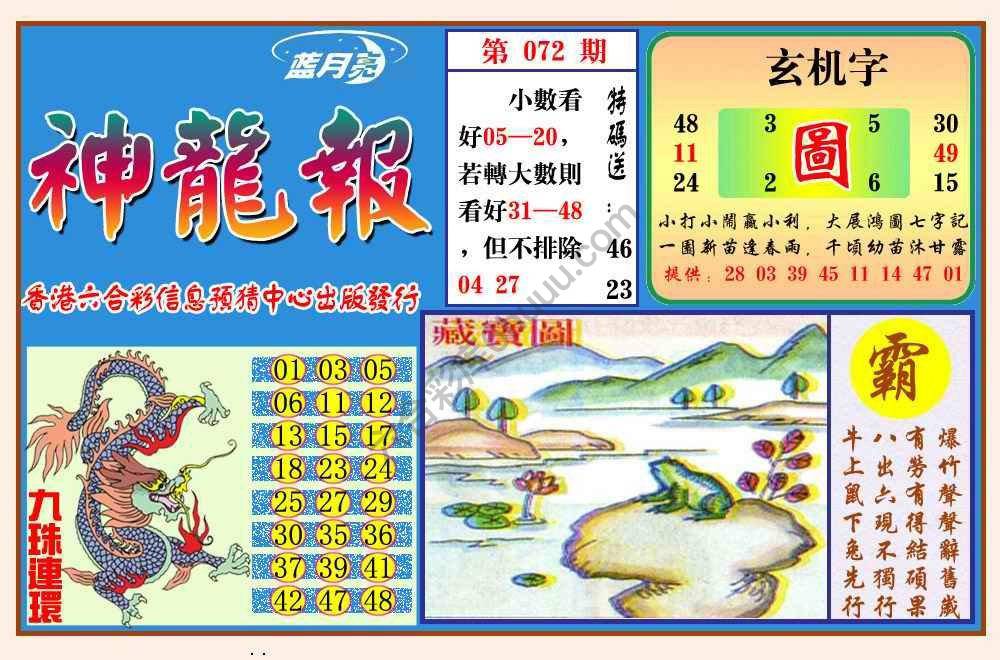 蓝月亮神龙报