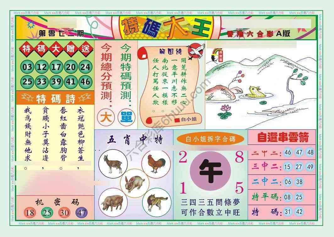 特码大王